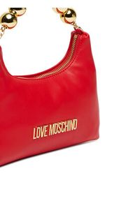 Love Moschino - LOVE MOSCHINO Torebka JC4252PP0MKS0500 Czerwony. Kolor: czerwony. Materiał: skórzane #4