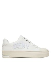 DKNY Trampki York K3511777 Biały. Kolor: biały. Materiał: skóra