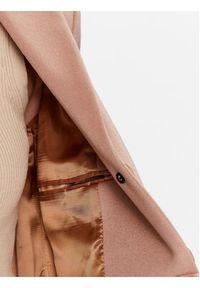 Calvin Klein Płaszcz wełniany K20K205670 Beżowy Regular Fit. Kolor: beżowy. Materiał: wełna #6