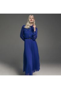 Reserved - Sukienka maxi - Niebieski. Kolor: niebieski. Długość: maxi #1