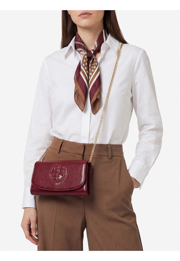 Beverly Hills Polo Club Portfel CWBEO-BHPC-W1-008-SS26 Bordowy. Kolor: czerwony. Materiał: skóra