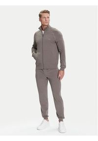 BOSS Bluza Mix&Match 50515307 Brązowy Regular Fit. Kolor: brązowy. Materiał: bawełna #5