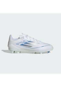 Adidas - Buty F50 League Firm/Multi-Ground Kids. Kolor: biały, szary, wielokolorowy. Sport: piłka nożna