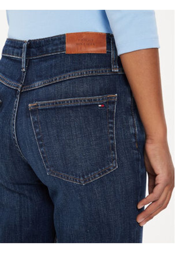 TOMMY HILFIGER - Tommy Hilfiger Jeansy Classic WW0WW42203 Granatowy Straight Fit. Kolor: niebieski