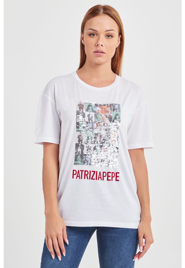 T-shirt Patrizia Pepe casualowy, na co dzień