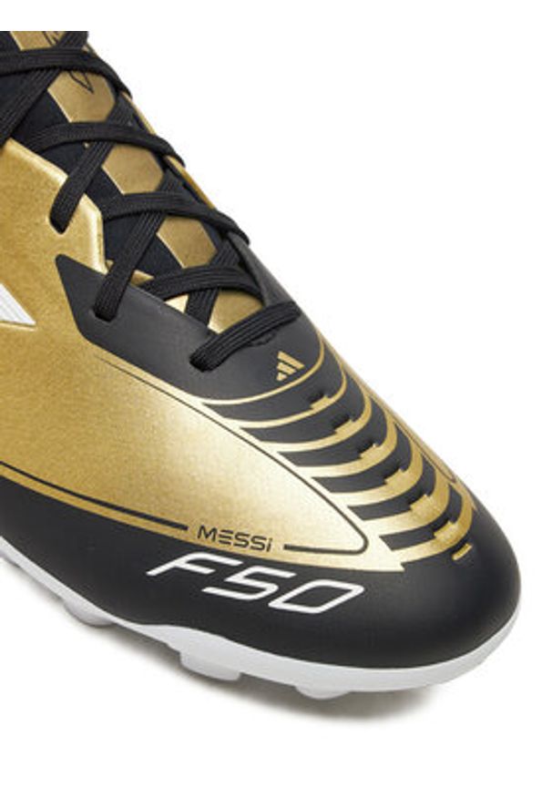 Adidas - adidas Buty F50 League 2G/3G Ag Messi JH9627 Beżowy. Kolor: beżowy. Materiał: materiał
