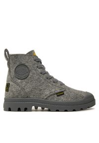 Palladium Trapery Pampa Hi Merino 74377-027-M Szary. Kolor: szary. Materiał: wełna, materiał