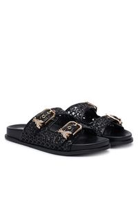 Patrizia Pepe Klapki PPJ384.31 Czarny. Kolor: czarny. Materiał: skóra #7