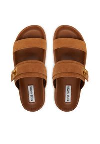 Steve Madden Klapki Take-TWO 11005321 Brązowy. Kolor: brązowy. Materiał: zamsz, skóra #6