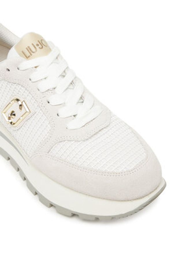 Liu Jo Sneakersy Amazing 25 BF5049 PX027 Szary. Kolor: szary. Materiał: skóra, zamsz