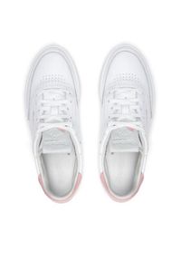 Reebok Sneakersy Club C Clean GZ2237 Biały. Kolor: biały. Materiał: skóra