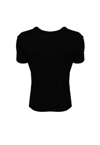 Emporio Armani T-shirt C-neck | 1110353-F523 | Mężczyzna | Czarny. Okazja: na co dzień. Kolor: czarny. Materiał: elastan, bawełna. Wzór: napisy. Styl: casual, klasyczny #6