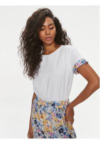 Liu Jo Sukienka codzienna MA4114 J7821 Biały Regular Fit. Okazja: na co dzień. Kolor: biały. Materiał: syntetyk. Typ sukienki: proste. Styl: casual #4