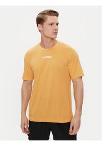 Adidas - adidas T-Shirt Terrex Multi T-Shirt HZ6238 Żółty Regular Fit. Kolor: żółty. Materiał: syntetyk #1