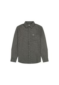 Wrangler - WRANGLER MESKA KOSZULA 1 PKT FLANNEL SHIRT GREY BLACK 112357253 W564008853 #4