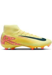 Buty piłkarskie męskie Nike Zm Superfly 10 Acad Km Fg mg. Zapięcie: sznurówki. Kolor: wielokolorowy. Materiał: materiał, tkanina, syntetyk. Szerokość cholewki: normalna. Sport: piłka nożna