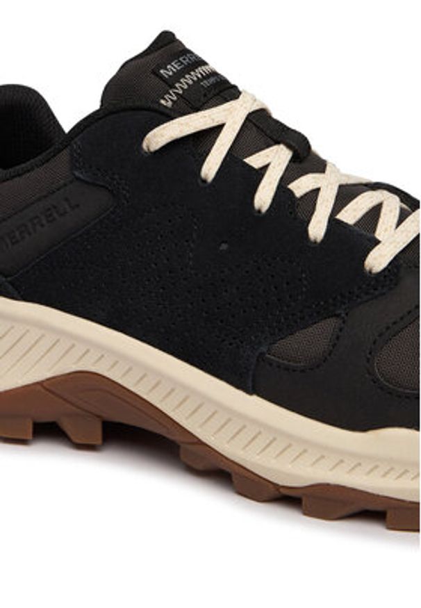 Merrell Trekkingi Tempo Sol J038725 Czarny. Kolor: czarny. Materiał: skóra, zamsz. Sport: turystyka piesza