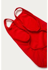 adidas Performance - Strój kąpielowy dziecięcy. Kolor: czerwony. Materiał: materiał, dzianina, poliamid, elastan. Wzór: gładki #2
