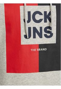 Jack & Jones - Jack&Jones Bluza Oscar 12235248 Szary Regular Fit. Kolor: szary. Materiał: syntetyk #4