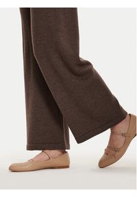Max Mara Leisure Spodnie materiałowe Epopea 2426336038600 Brązowy Regular Fit. Kolor: brązowy. Materiał: wełna #5