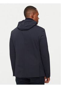 Hechter Paris Marynarka 15885 142155 Granatowy Regular Fit. Kolor: niebieski. Materiał: syntetyk