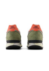 Buty męskie New Balance U475BA – zielone. Okazja: na co dzień. Kolor: zielony. Materiał: materiał, zamsz. Szerokość cholewki: normalna #3
