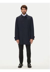 BOSS - Boss Płaszcz zimowy P-Jared 50521591 Granatowy Regular Fit. Kolor: niebieski. Materiał: wełna, syntetyk. Sezon: zima #5
