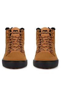 DC Shoes Sneakersy PURE HIGH-TOP WC WNT ADYS400047-WEA Brązowy. Kolor: brązowy. Materiał: zamsz, skóra #5