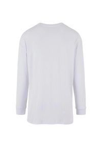 Urban Classics - Sweter Męski Z Długim Rękawem W Prążki Organic Boxy. Kolor: biały. Długość rękawa: długi rękaw. Długość: długie. Wzór: prążki