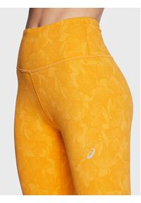 Asics Legginsy Runkoyo 2012C390 Żółty Slim Fit. Kolor: żółty. Materiał: syntetyk #3