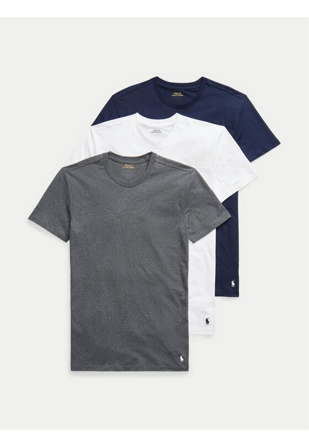 Polo Ralph Lauren Komplet t-shirtów 714830304036 Kolorowy Slim Fit. Typ kołnierza: polo. Materiał: bawełna. Wzór: kolorowy