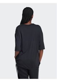 Adidas - adidas T-Shirt 3-Stripes IU2406 Czarny Oversize. Kolor: czarny #3