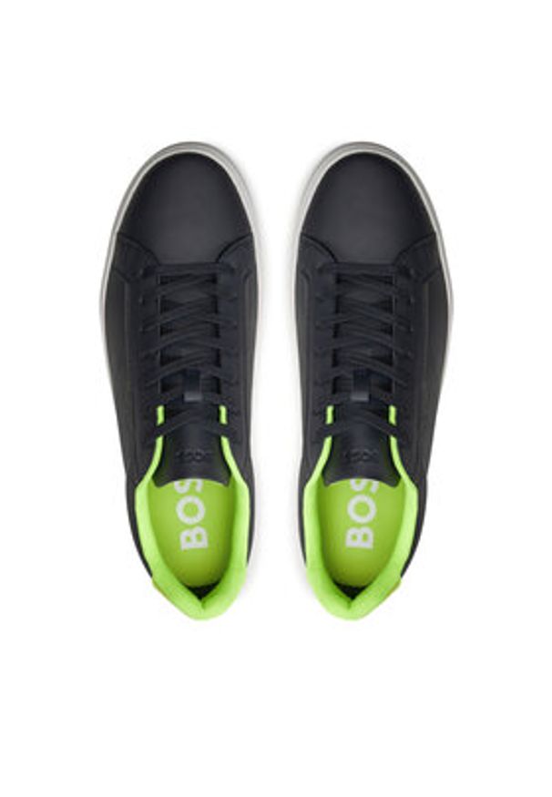 BOSS - Boss Sneakersy Rhys Tenn pusdth 50502869 Granatowy. Kolor: niebieski. Materiał: skóra