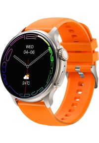 Smartwatch Hagen Smartwatch męski Hagen HC54.111.538 pomarańczowy pasek. Rodzaj zegarka: smartwatch. Kolor: pomarańczowy