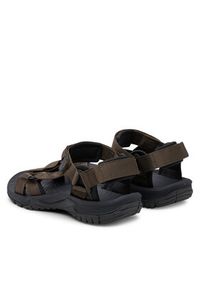 Jack Wolfskin Sandały Lakewood Ride Sandal M 4019021 Brązowy. Kolor: brązowy. Materiał: materiał #6