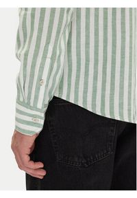 Mustang Koszula Rawlins 1016249 Zielony Slim Fit. Kolor: zielony. Materiał: bawełna #5