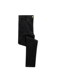 PREMIER - Chinosy Damskie O Wyglądzie Denimu. Kolor: czarny. Materiał: denim. Sezon: lato. Sport: turystyka piesza #1