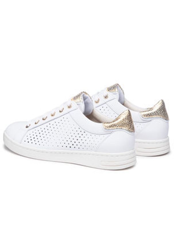 Geox Sneakersy D Jaysen B D151BB 085CF C0232 Biały. Kolor: biały. Materiał: skóra