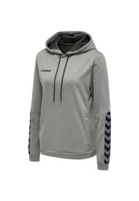 Bluza damska z kapturem Hummel hmlAUTHENTIC Poly. Typ kołnierza: kaptur. Kolor: szary. Sport: fitness #2