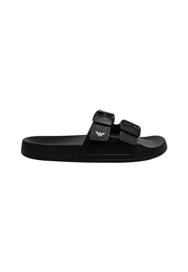 Emporio Armani Klapki XVPS13 XR275 K485 Czarny. Kolor: czarny