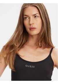 Guess Top V5RP09 KCD02 Czarny Regular Fit. Kolor: czarny. Materiał: syntetyk #5