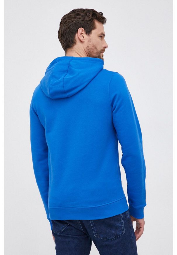 Lyle & Scott - Bluza bawełniana. Okazja: na co dzień. Kolor: niebieski. Materiał: bawełna. Wzór: aplikacja. Styl: casual