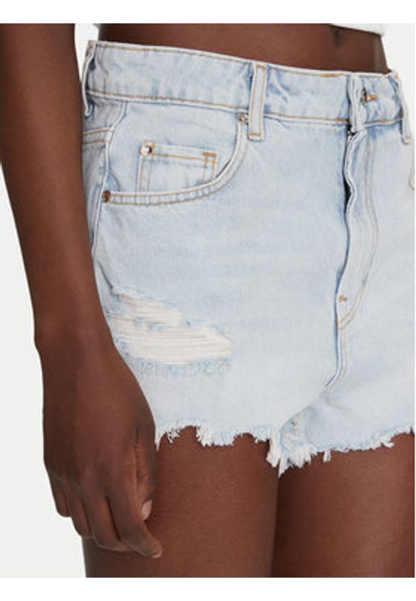 Liu Jo Szorty jeansowe UA5253 D0238 Niebieski Regular Fit. Kolor: niebieski. Materiał: bawełna