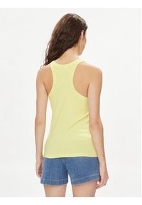 Liu Jo Top MA4327 J4695 Żółty Slim Fit. Kolor: żółty. Materiał: wiskoza #3