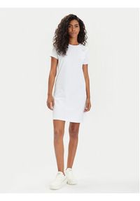 EA7 Emporio Armani Sukienka letnia 3DTA51 TJ01Z 1100 Biały Regular Fit. Kolor: biały. Materiał: bawełna. Sezon: lato #3