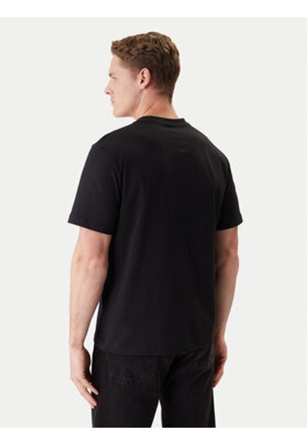 Calvin Klein T-Shirt Maze Graphic LV04RE832G Czarny Regular Fit. Kolor: czarny. Materiał: bawełna