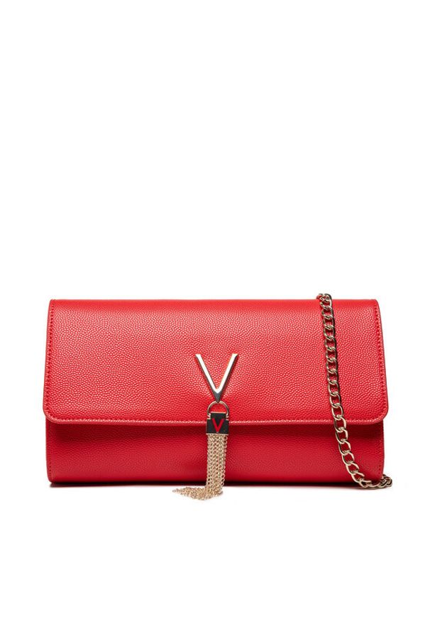 VALENTINO - Valentino Torebka Divina VBS1R401G Czerwony. Kolor: czerwony. Materiał: skórzane
