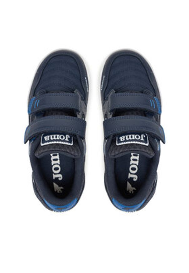 Joma Buty do piłki nożnej Sala Max Jr 2503 SMJS2503INV Granatowy. Kolor: niebieski. Materiał: materiał
