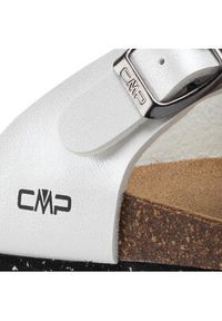 CMP Japonki Eco Mymosa Wmn Flip Flop 3Q91036 Biały. Kolor: biały. Materiał: skóra