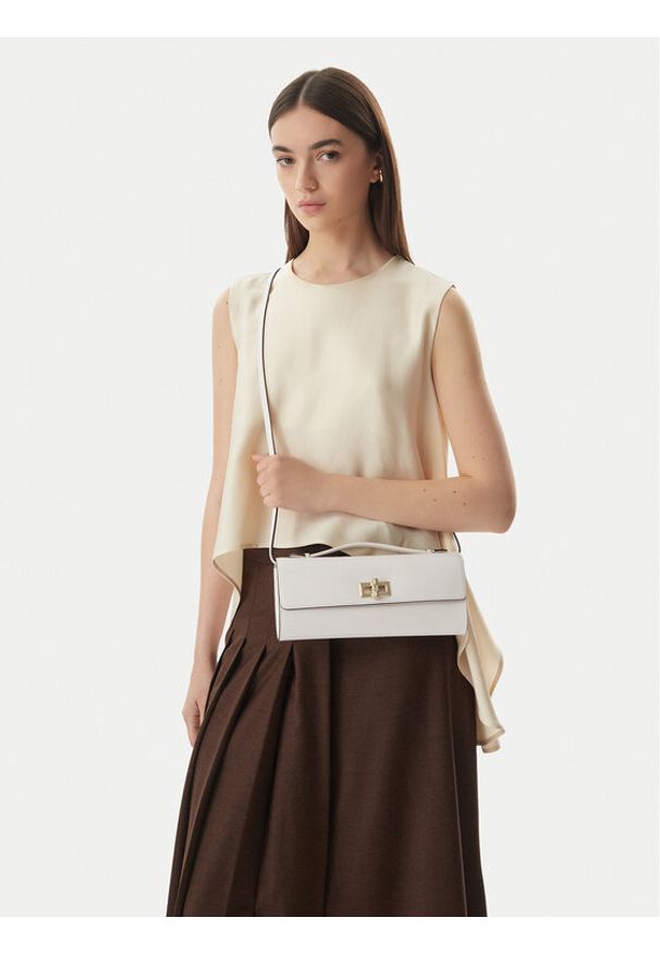 Furla Torebka Clara WE00841 AX0733 CN 01B00 Biały. Kolor: biały. Materiał: skórzane